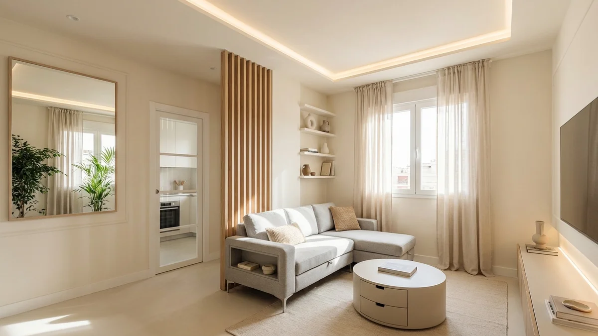 10 Sprawdzonych Trików na Optyczne Powiększenie Małego Pokoju - Jak Stworzyć Wrażenie Przestronności - featured