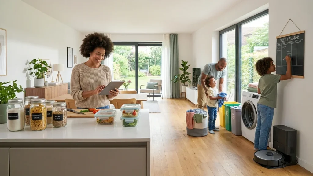 Jak uprościć codzienne obowiązki domowe - praktyczne sposoby na efektywne prowadzenie domu - featured