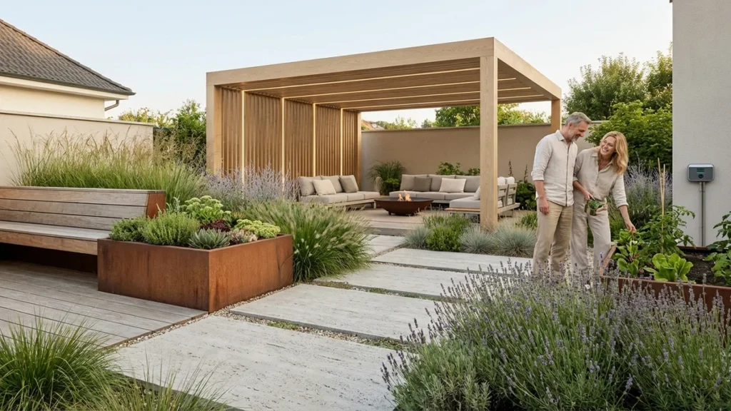 Najmodniejsze ogrody w 2025 roku – trendy i inspiracje dla nowoczesnych przestrzeni zewnętrznych - featured