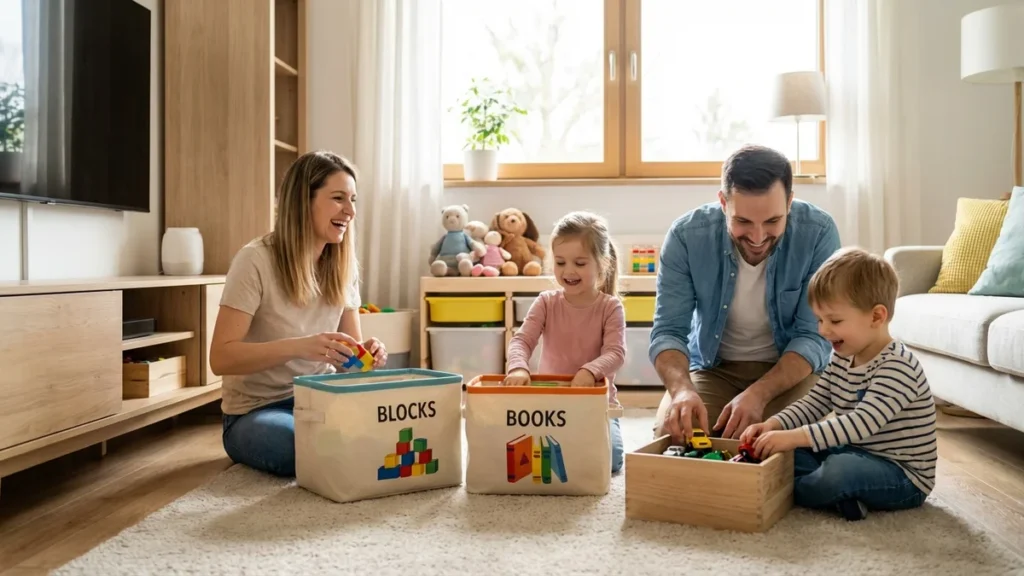 Nauka sprzątania dla dzieci – bez krzyków i nerwów. Sprawdzone sposoby na współpracę z maluchami - featured