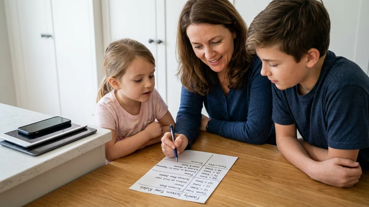 Ograniczenie czasu przed ekranami w rodzinie - praktyczny przewodnik dla rodziców