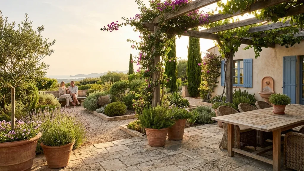 Ogród śródziemnomorski – jak stworzyć wakacyjny klimat na własnej działce - featured
