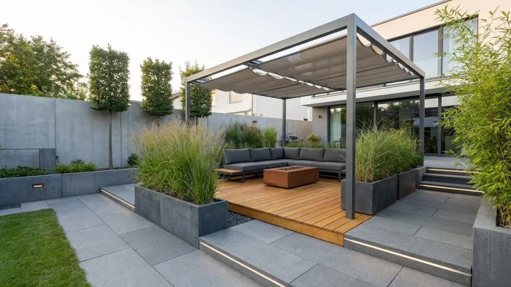 Ogród w stylu nowoczesnym – zasady projektowania przestrzeni zewnętrznej XXI wieku - featured