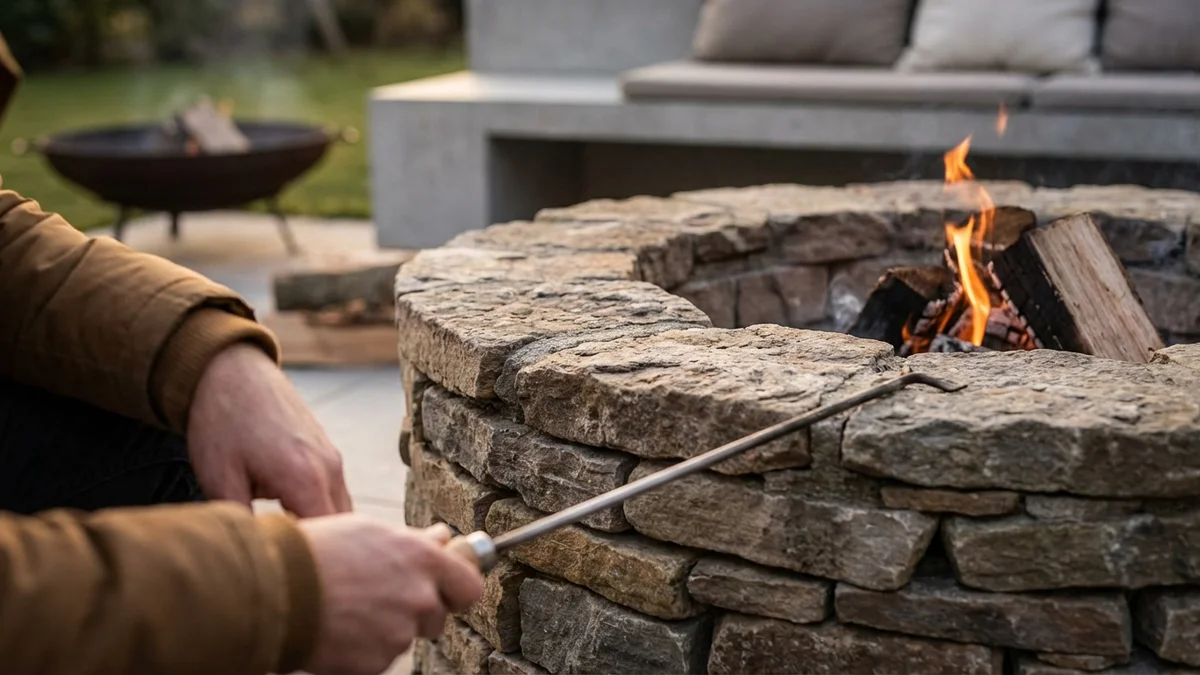 Ogród z miejscem na ognisko – funkcjonalny projekt dla całej rodziny