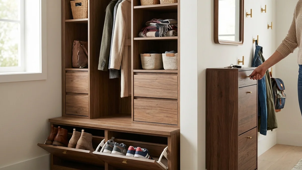 Przedpokój, który się nie zagraca – sprawdzone rozwiązania dla funkcjonalnego wejścia do domu