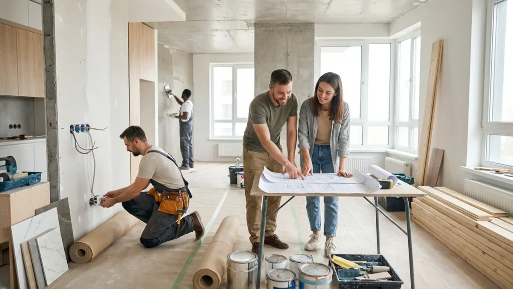 Remont mieszkania krok po kroku – kompletny przewodnik od planowania do finiszu - featured