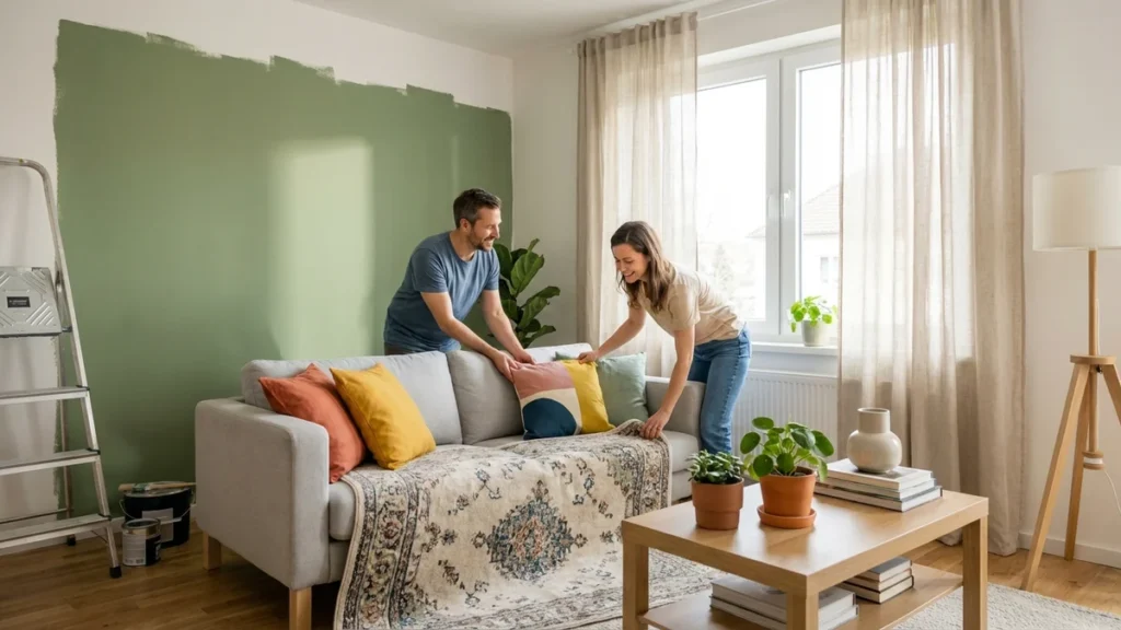 Tanie odświeżenie mieszkania bez generalnego remontu - 15 sprawdzonych sposobów na metamorfozę wnętrza - featured