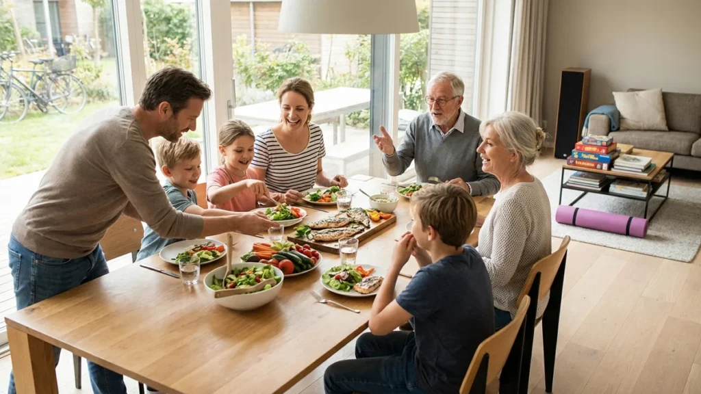Zdrowe nawyki w życiu rodzinnym - jak budować harmonię i dobre wzorce w domu - featured